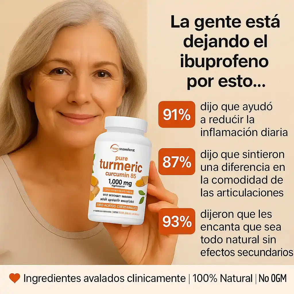 Turmeric - El Antiinflamatorio Natural Más Potente – Cúrcuma 95%