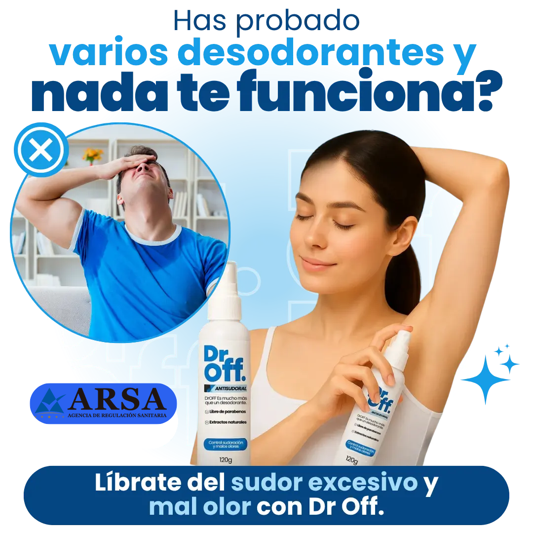 DrOFF🧑⚕️Tratamiento médico contra el sudor