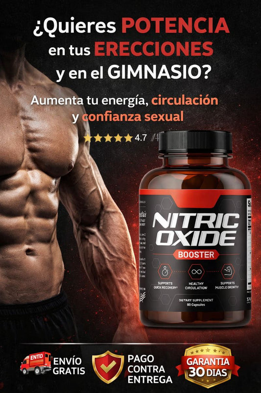 Oxido Nitrico - Mejor circulación y respuesta masculina