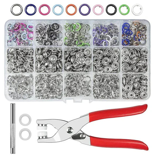 KIT DE PINZAS DE PRESIÓN DE METAL