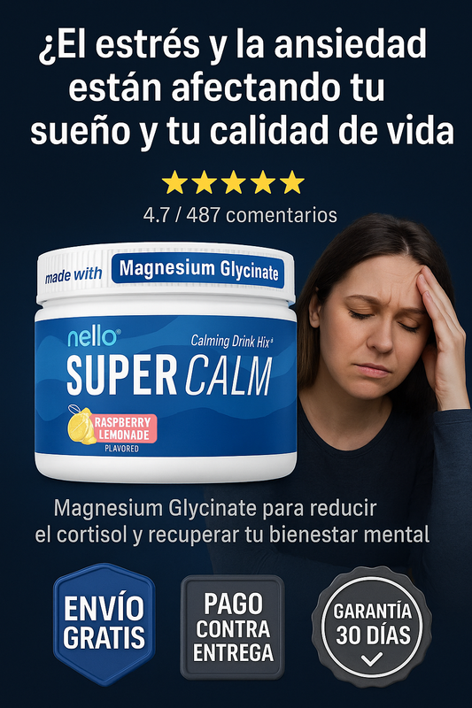 Nello Supercalm - Perfecto para la ansiedad y mejorar la calidad del sueño