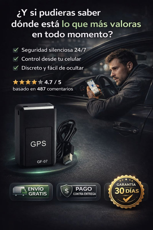 Mini GPS - Ultra Discreto para Protección Total