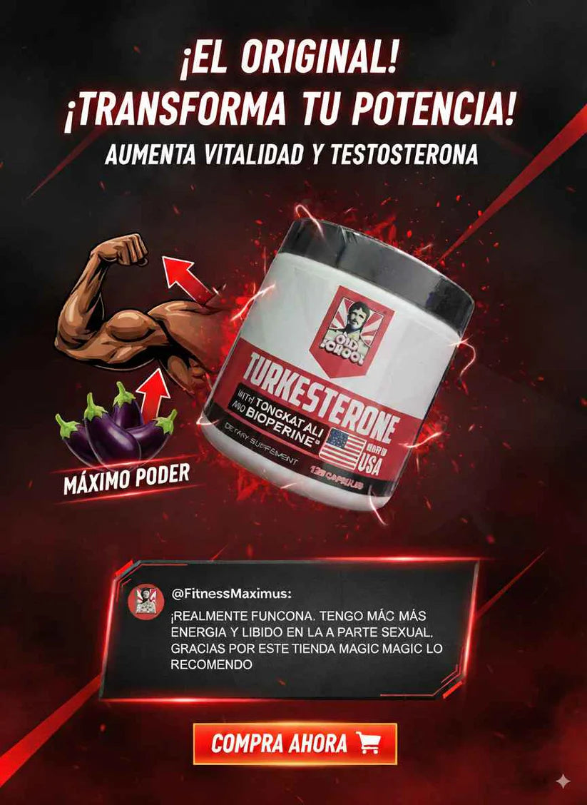 Turkesterone con Tongkat Ali - 120 cápsulas (2 meses de duración)