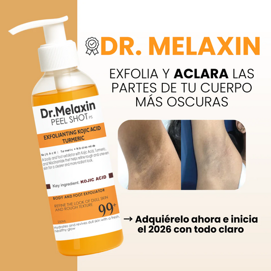 Exfoliante Melaxin - Para Aclarar Partes Oscuras - Formula Curcuma