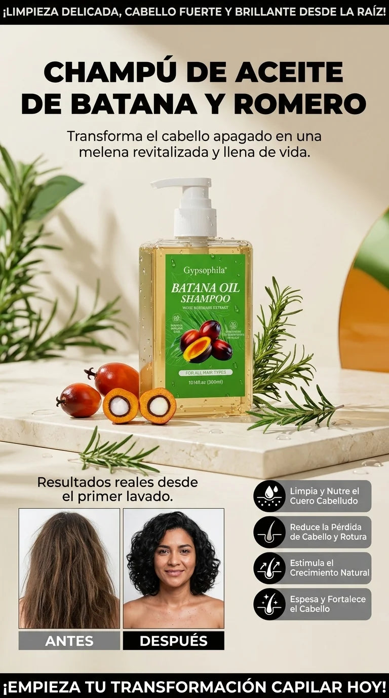 Champú De Batana Con Extracto de Romero