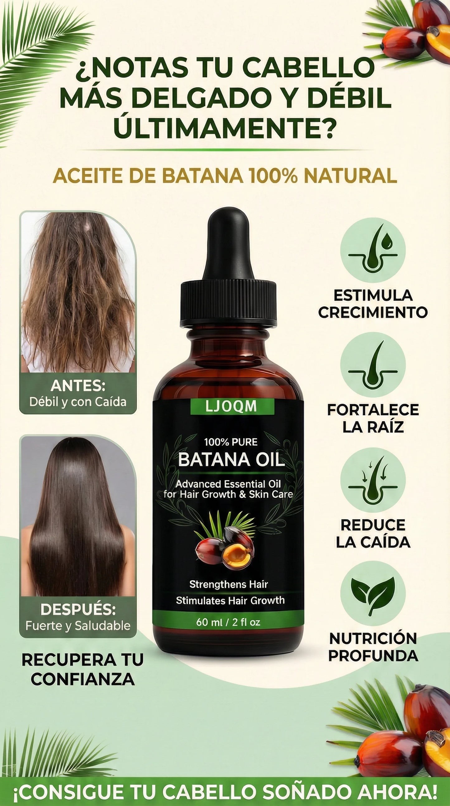 Aceite de Batana para la caida de cabello